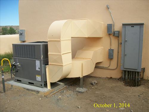 Installation of new HVAC system for Curation Room at AZRU VC