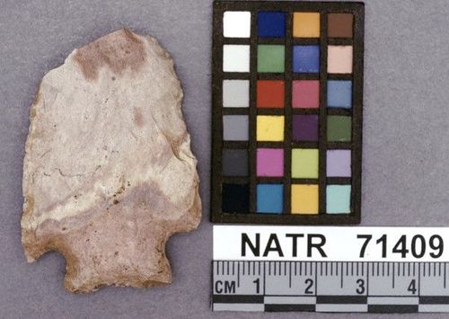 NATR   71409 -- Terminal Archaic Barbed Cluster projectile point