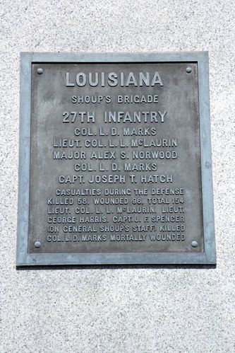 27th Louisiana Infantry Monument