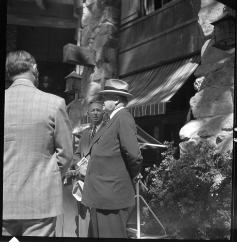 Mr. Hoover at the Ahwahnee Hotel.