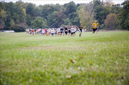 Fall Fun Run start
