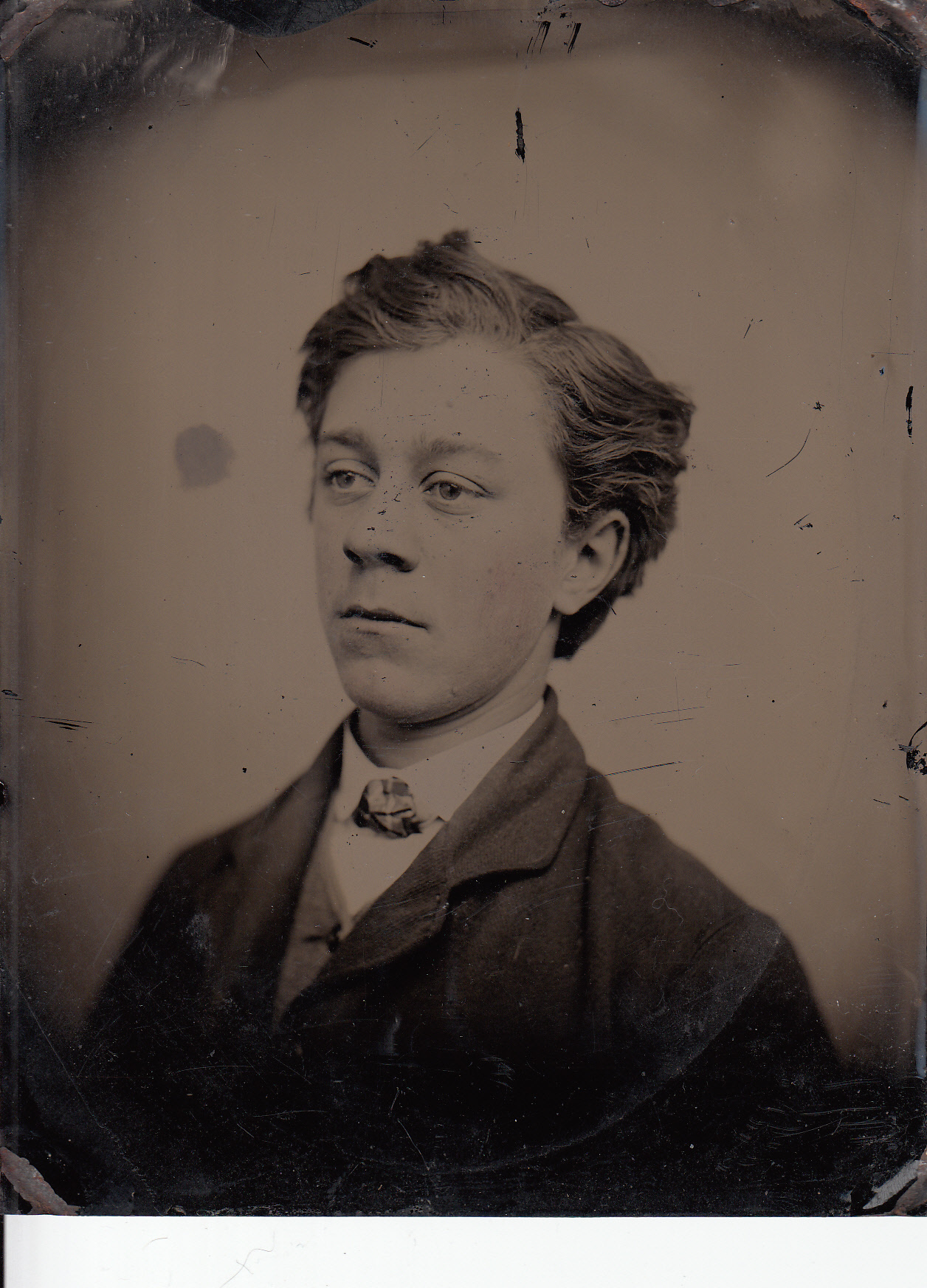 James C. Sharp, age 21. James Courtland Sharp married Thomas Edison's half-sister Abbee Sharlow.