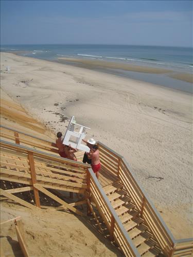 CACO Beach stairs