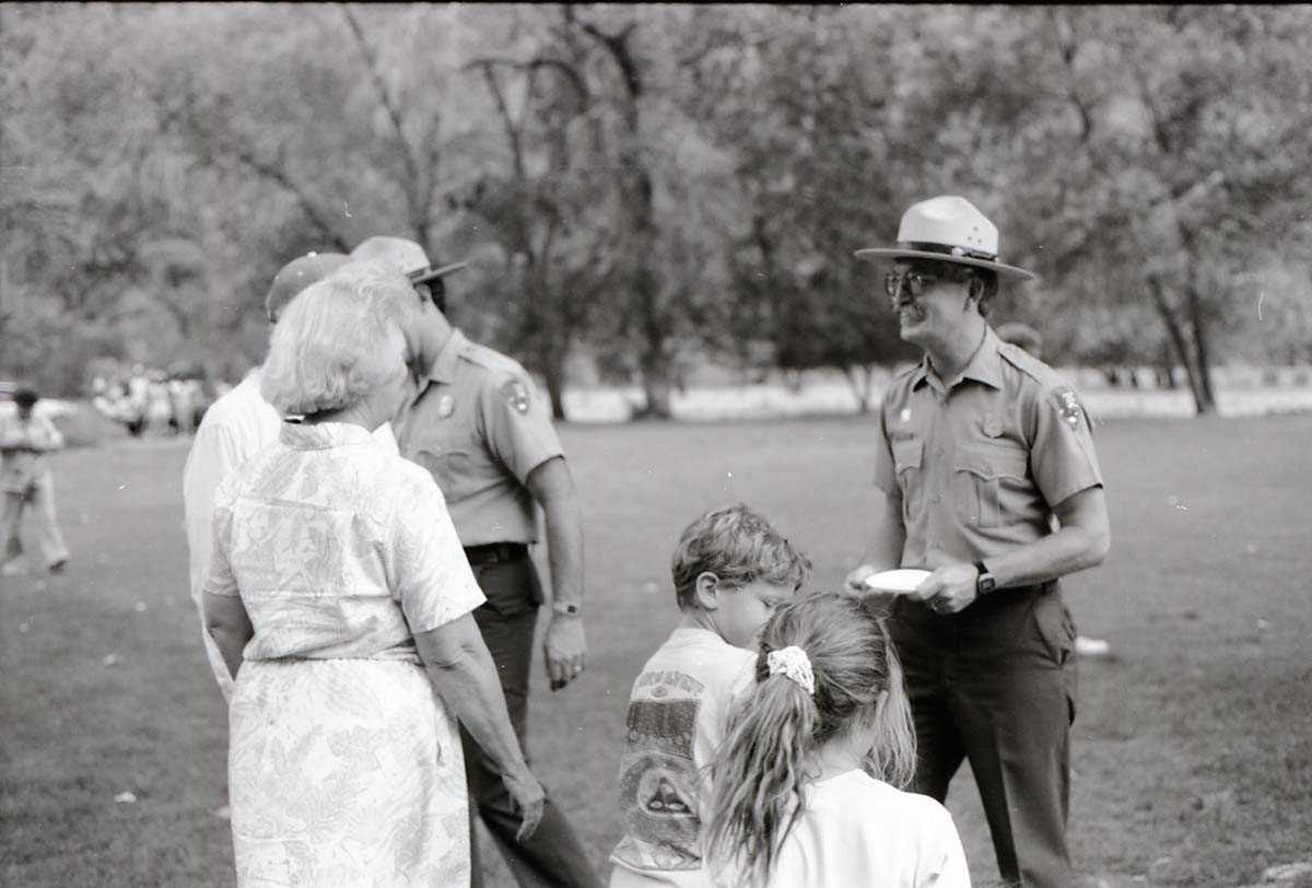 BW Photos of the parks 75th anniversary celebration.