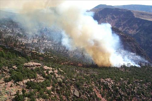 Ecklund Complex at Dinosaur National Monument - Wildland Fires, September 2001