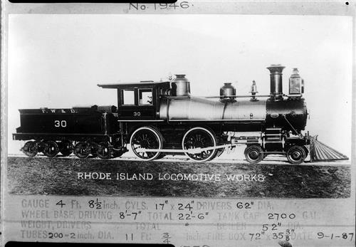 011/001.321--Fort Worth & Denver Railroad Locomotives