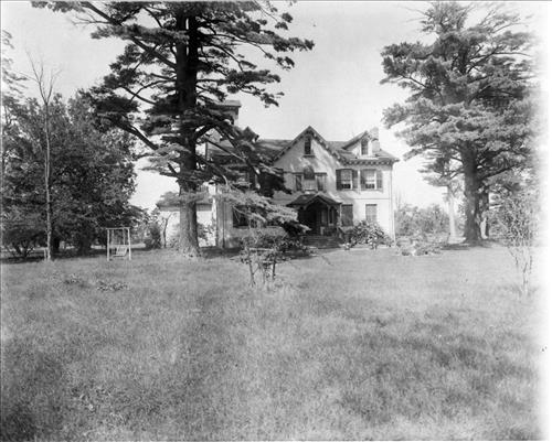 Historic photos of Lindenwald as it appeared prior to the creation of Martin Van Buren National Historic Site - date unknown