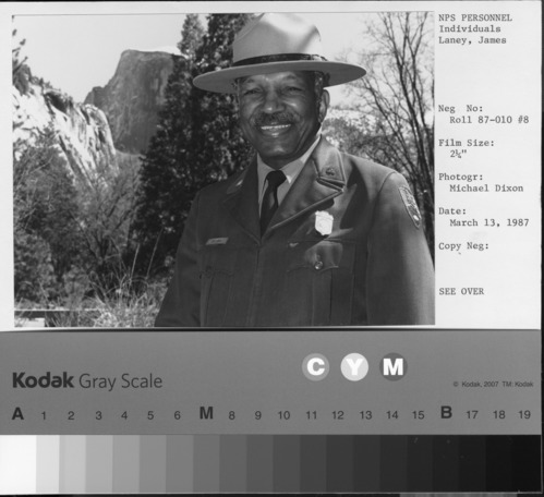 Asst. Supt. James Laney of Yosemite National Park (March 1985 - April 1987)