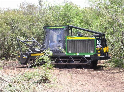 Mechanical fuels reduction at Big Cypress National Preserve, 2002