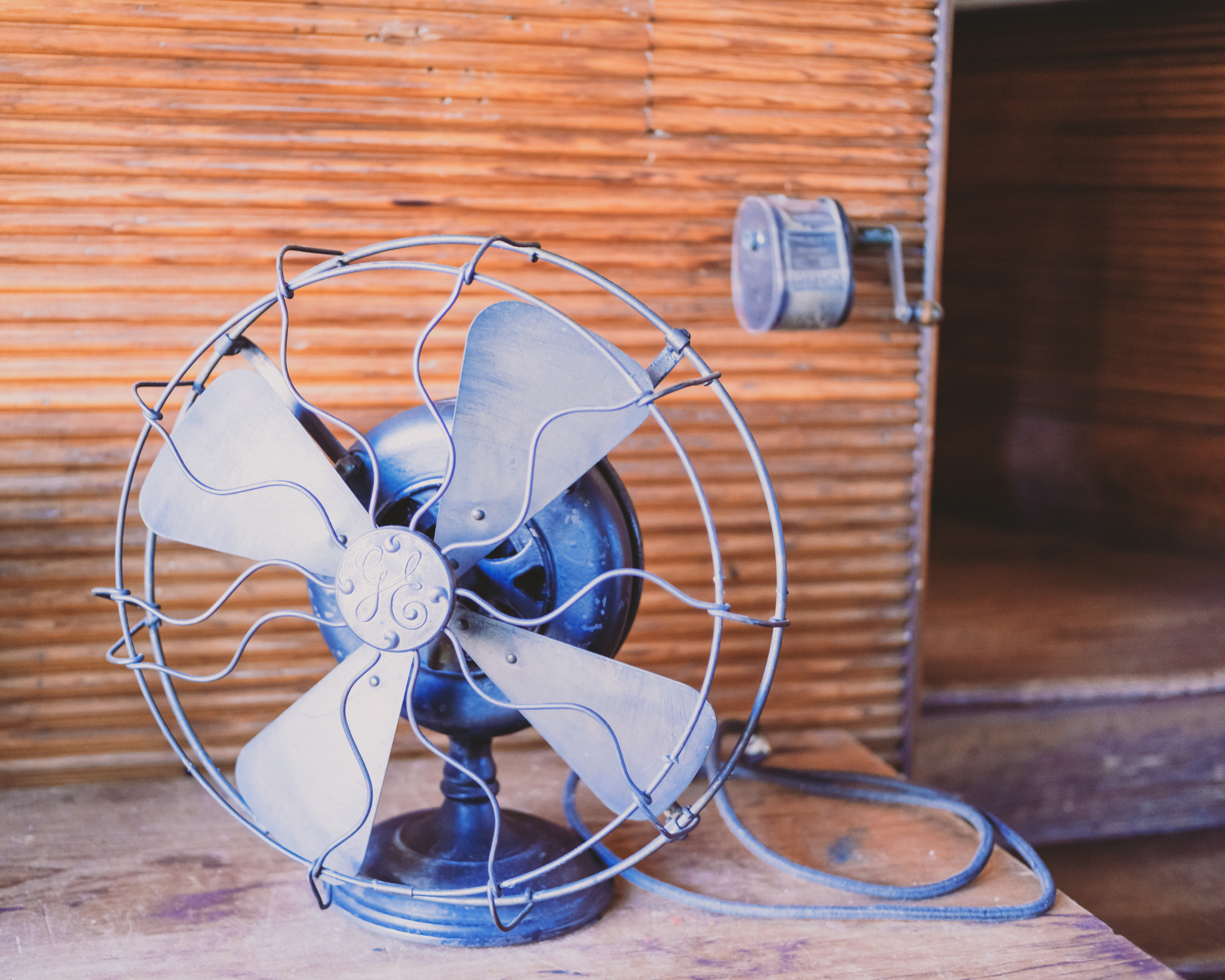 Fan and Pencil Sharpener