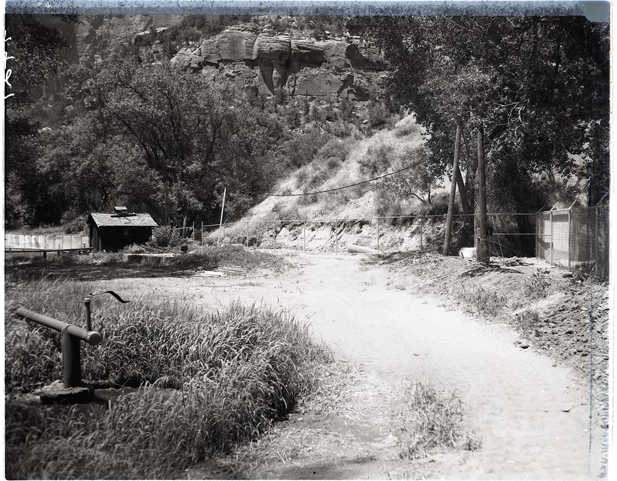 Reconstruction of Birch Creek sewage spray field for Zion Lodge.