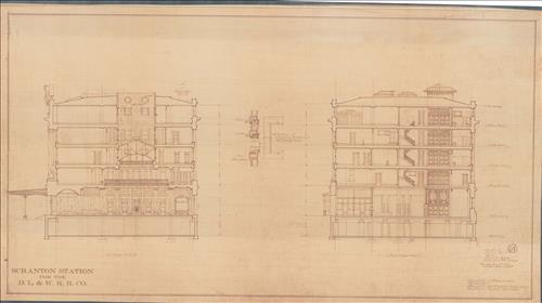 59036.BG--Scranton Station and Railway Express Building [Group 1]