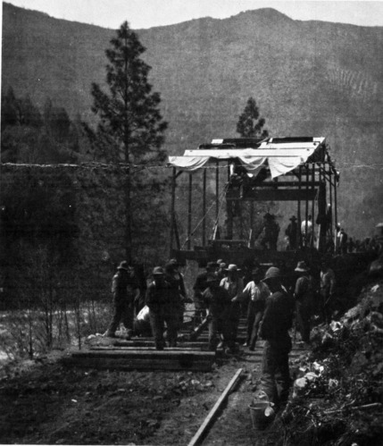 Construction for track for YVRR