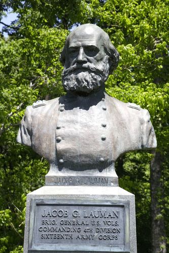 Brigadier General Jacob G. Lauman Bust
