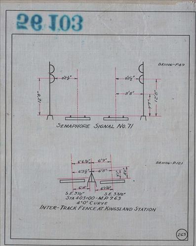 56103.LB--clearance sketches--Structures less than 8 feet from center line of track or less than 22 feet above top of rail [Group 08]