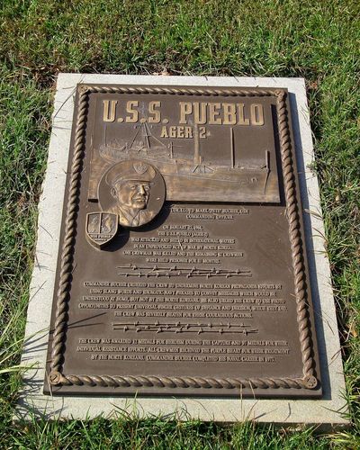 Plaques Located  In Front of Visitor's Cente