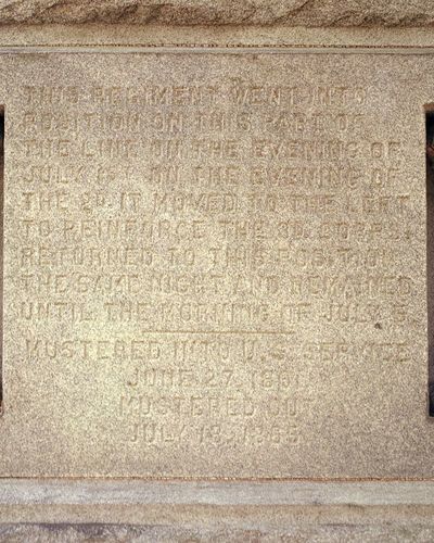 3rd Wisconsin Infantry Monument