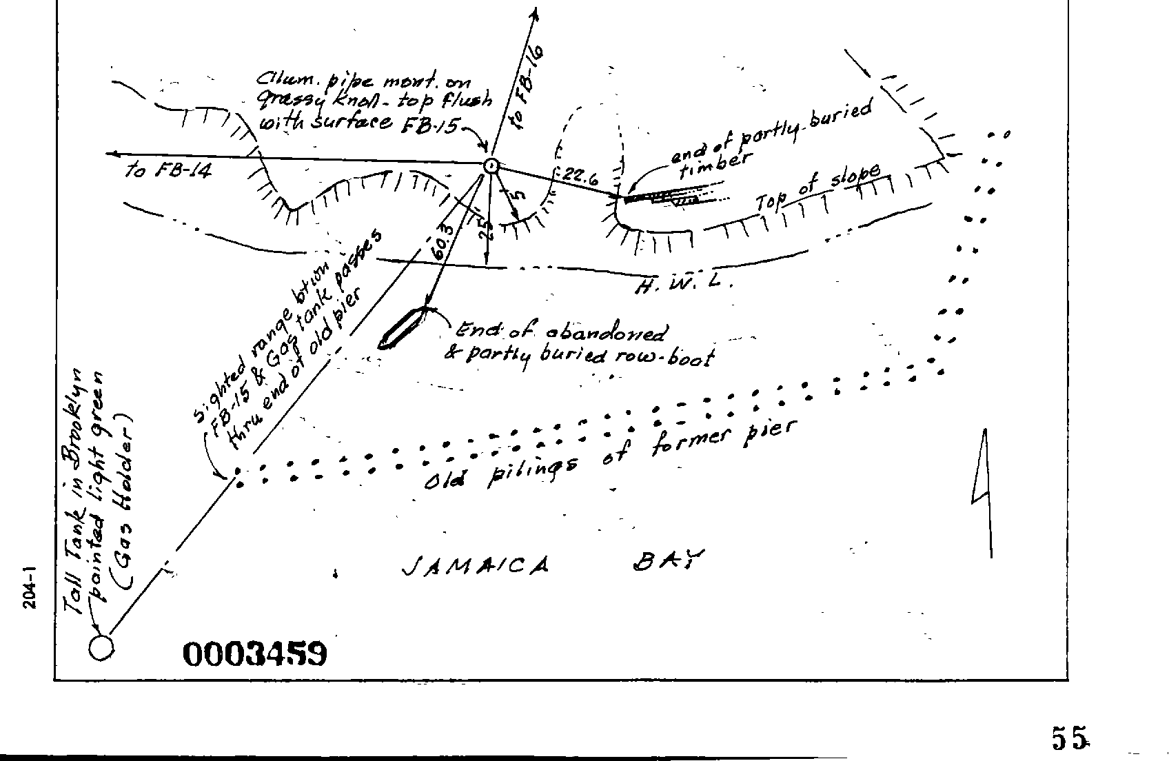 00003459 Survey Monumentation Sketch