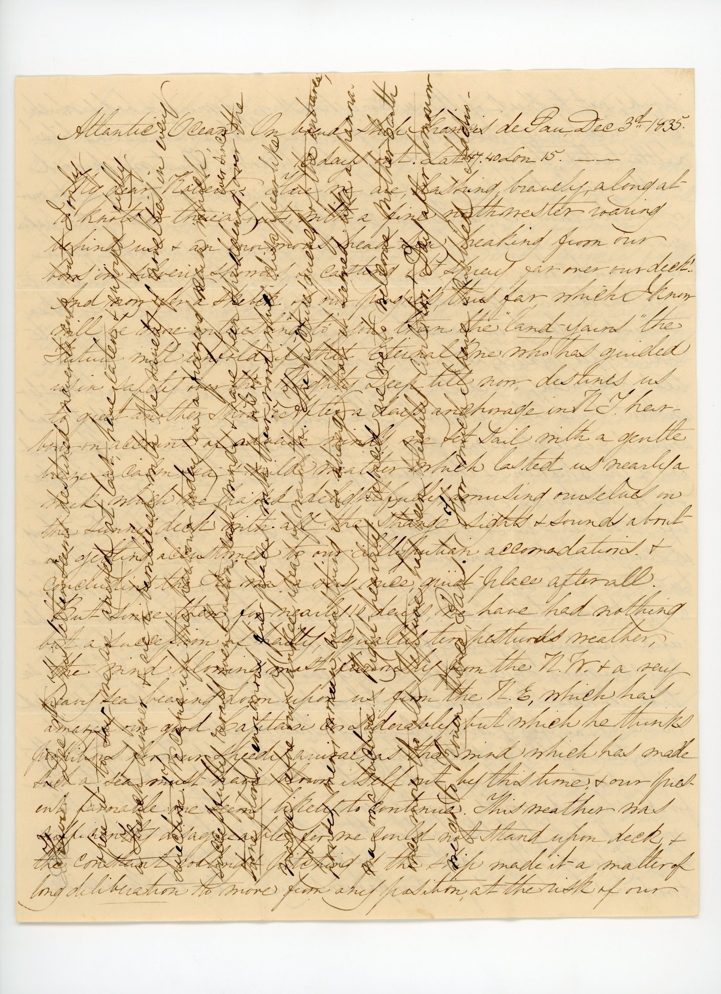 Manuscript letter