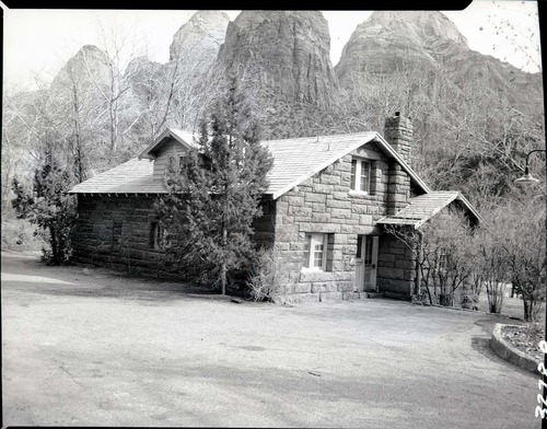 Building 1, Superintendent's residence, southwest elevation.