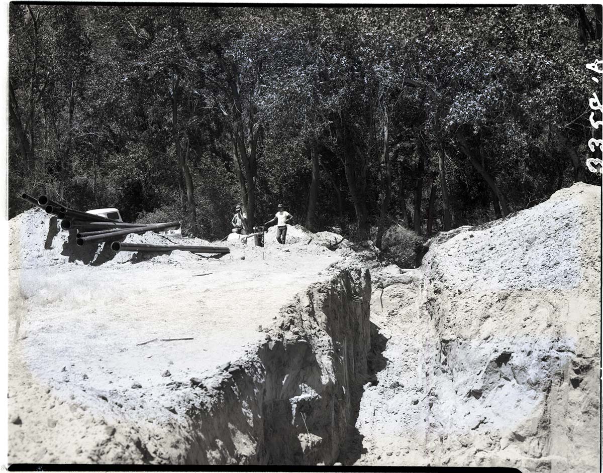 Water supply system - mouth of Birch Creek.