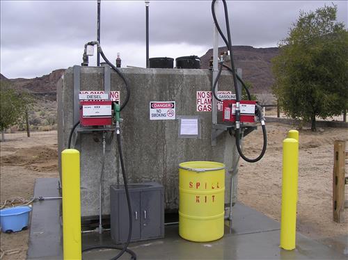 Above Ground Fuel Tank at Hole In the Wall Fire Center