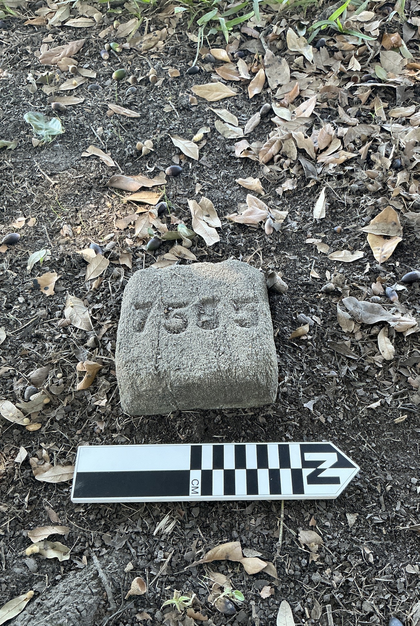 Extra image of flat marble marker