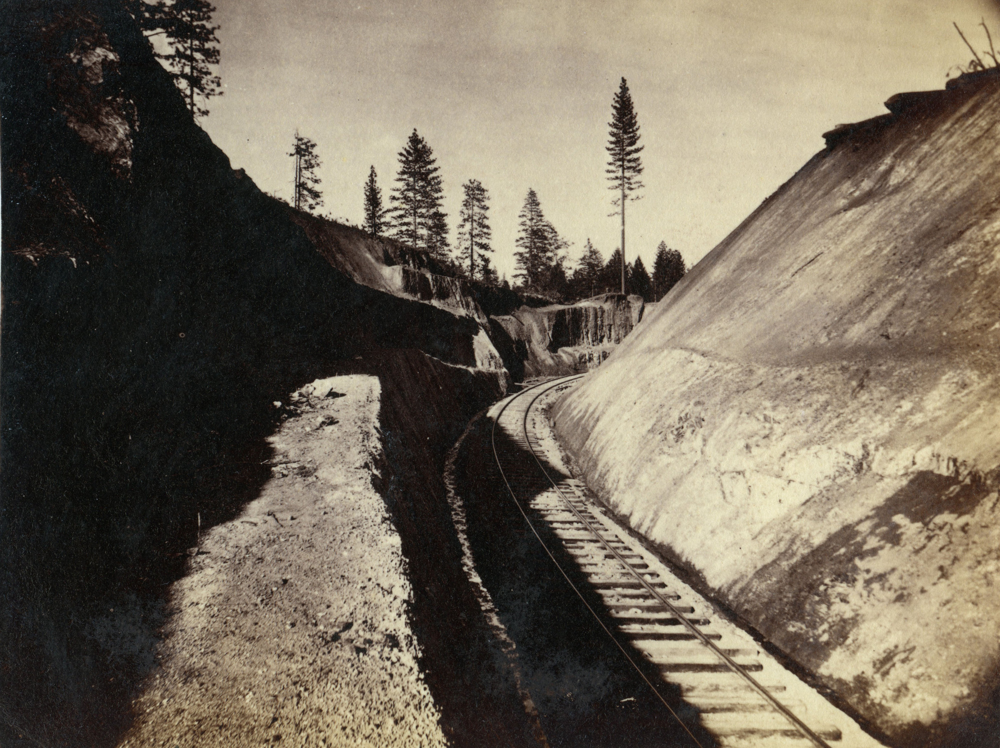 Hornet Hill Cut west of Gold Run