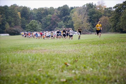 Fall Fun Run start