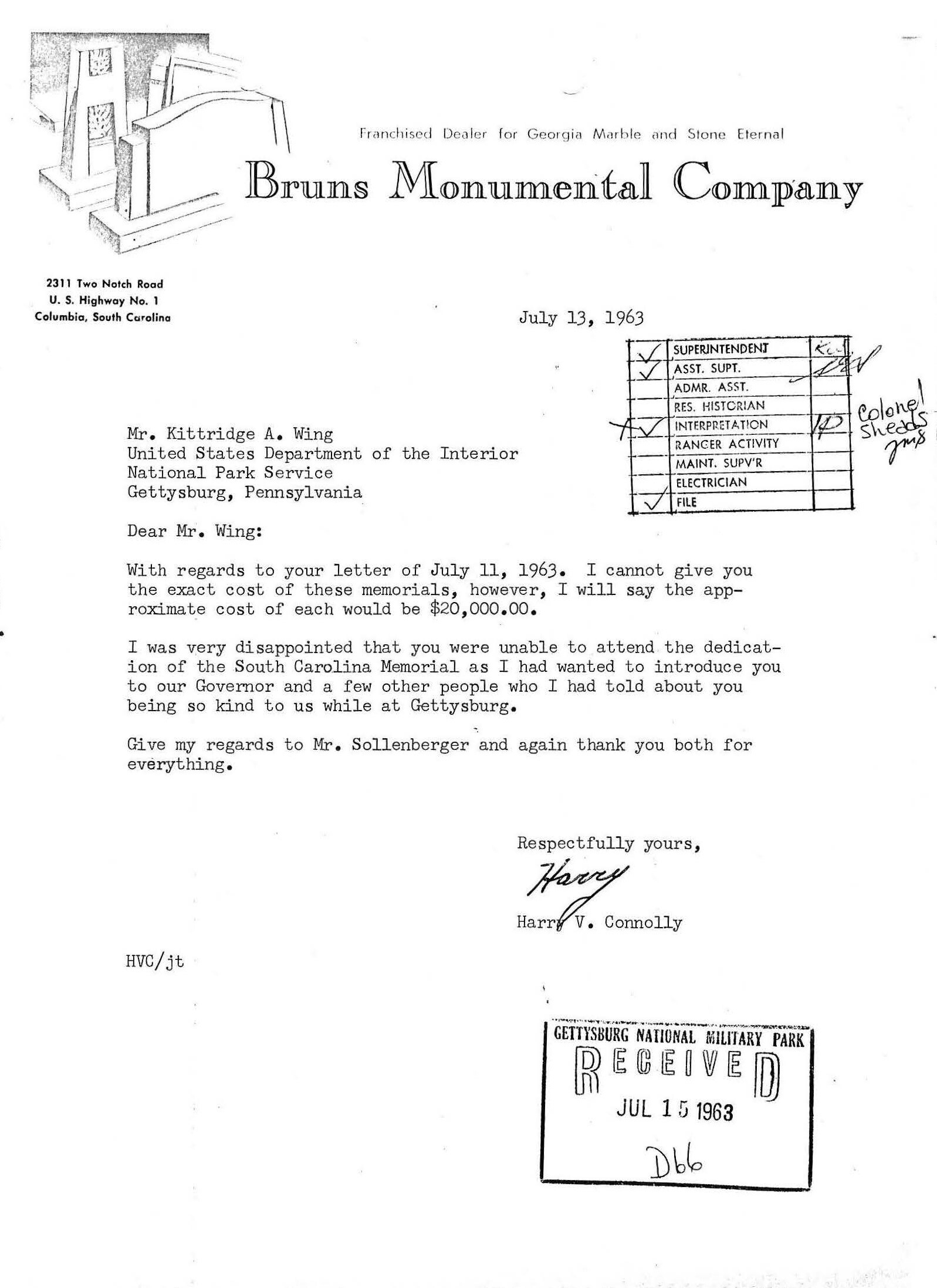 Typed letter, black text on white paper. 