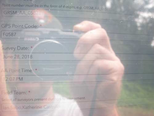 GRSM Accuracy Assessment. Plot Code: GRSM_AA_0587_1