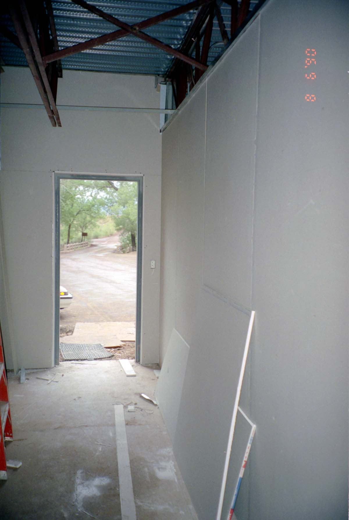 Construction of headquarters addition.