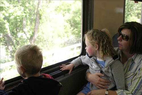 Cuyahoga Valley Scenic Railroad, Families on Train