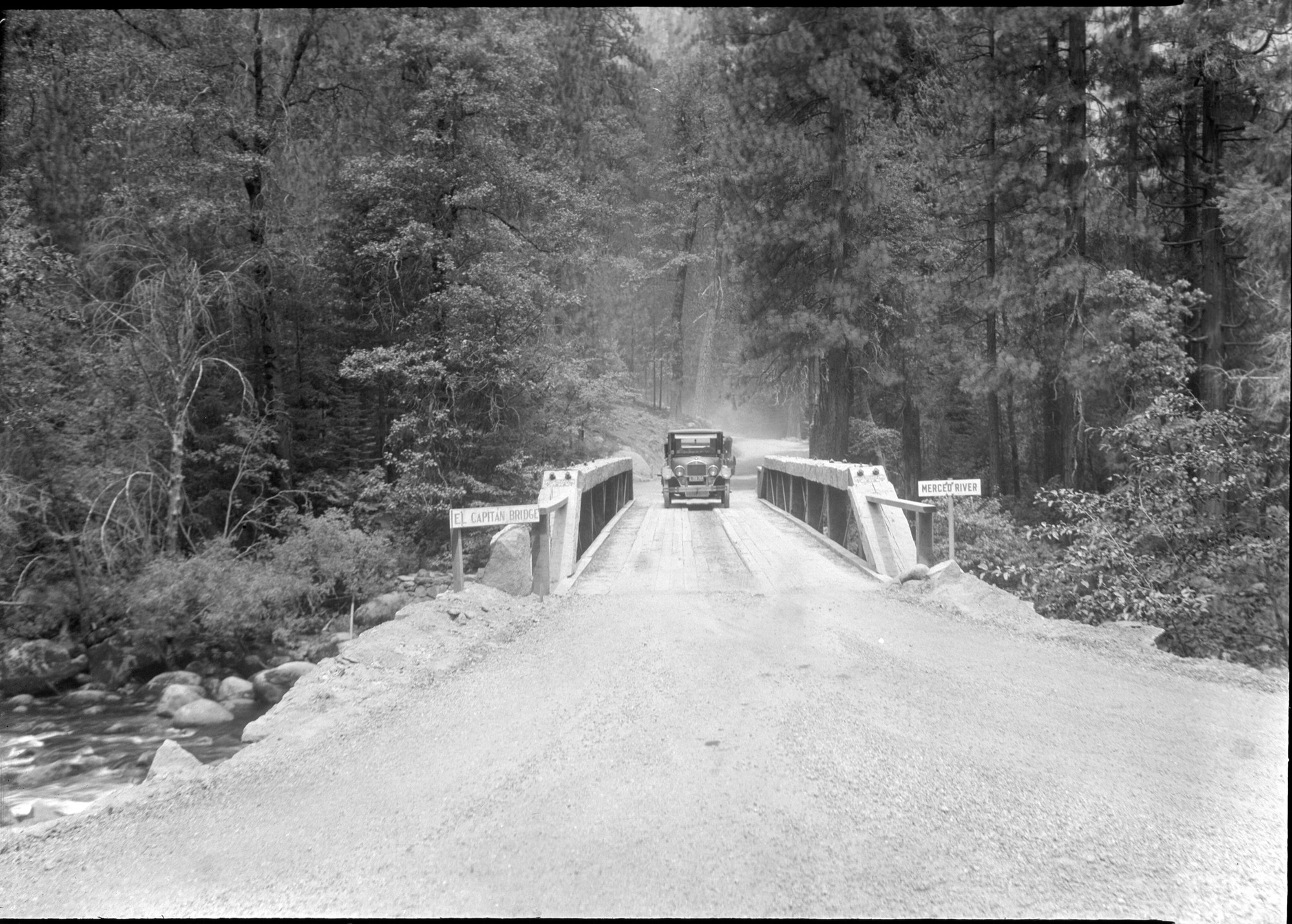 View of the present (1927) El Capitan Bridge.