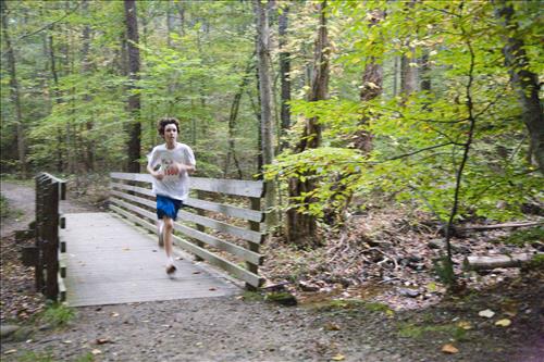 Fall Fun Run in the woods