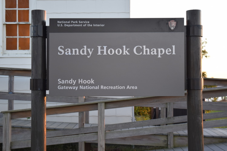 Sign for Sandy Hook Chapel