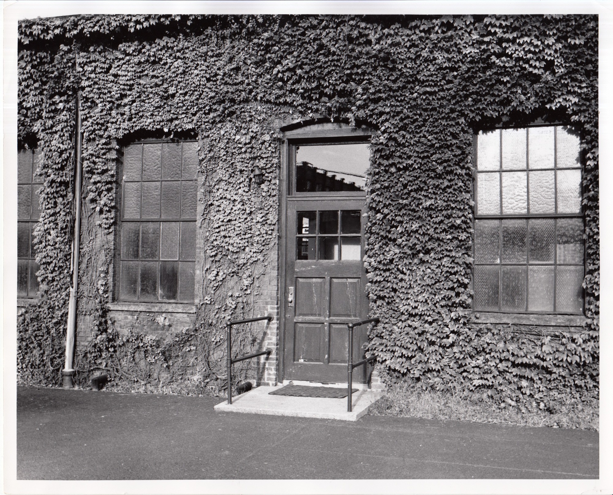Laboratory Building 1, exterior, door installed in 1948.