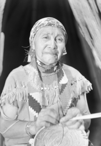 Lucy Telles, basket maker.