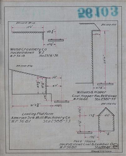 56103.LB--clearance sketches--Structures less than 8 feet from center line of track or less than 22 feet above top of rail [Group 06]