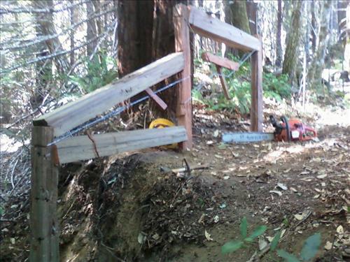 Roach Creek Boundary Fence June 2011
