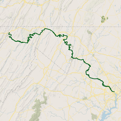 graphic of outline of park jurisdictional boundary