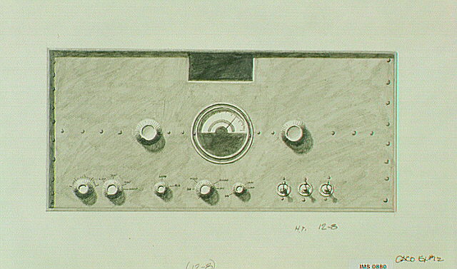 Control panel from the Highland Light (lighthouse) radio beacon apparatus.