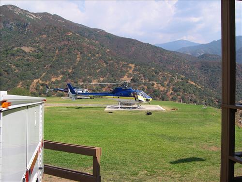 Helicopter operations on the Comb Complex wildfire, Sequoia and Kings Canyon National Parks, summer 2005