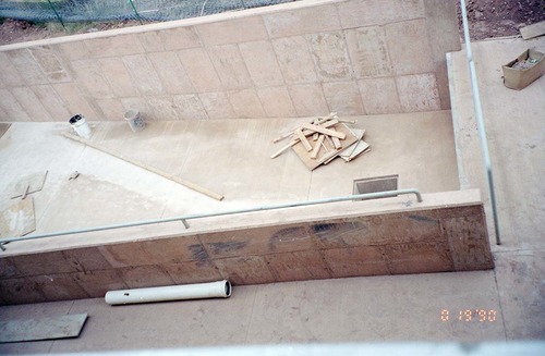 Park Headquarters Renovation: northwest loading dock, view from upper level.