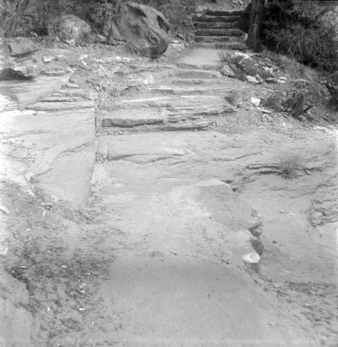 The Emerald Pool trail reconstruction.