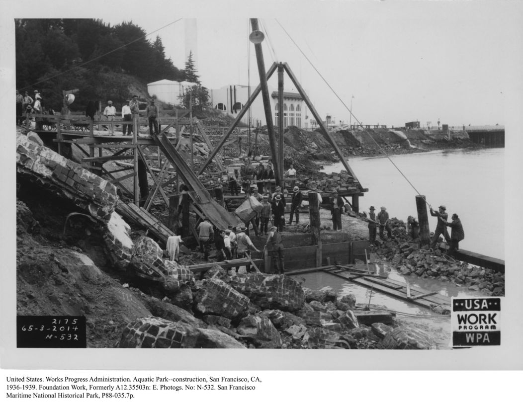 United States. Works Progress Administration. Aquatic Park photographs part 1
