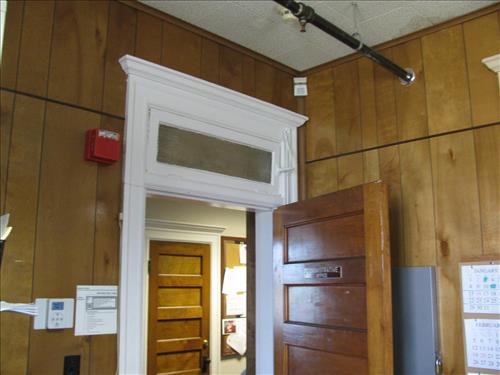 Paneling in Chimborazo offices at Richmond National Park in January 2012