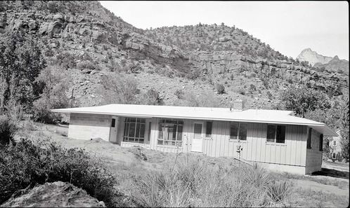 Construction, residence Building 14 near completion, Oak Creek.