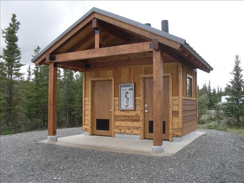 Teklanika Campground SST construction 2010