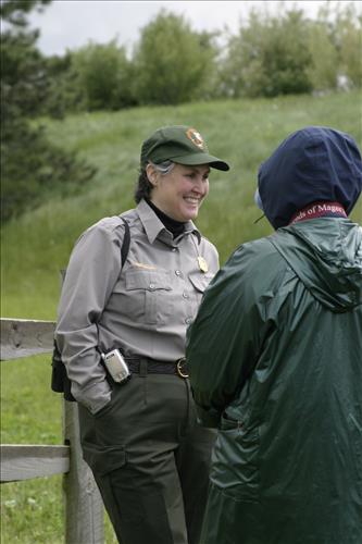 Interpretive program at Coliseum site